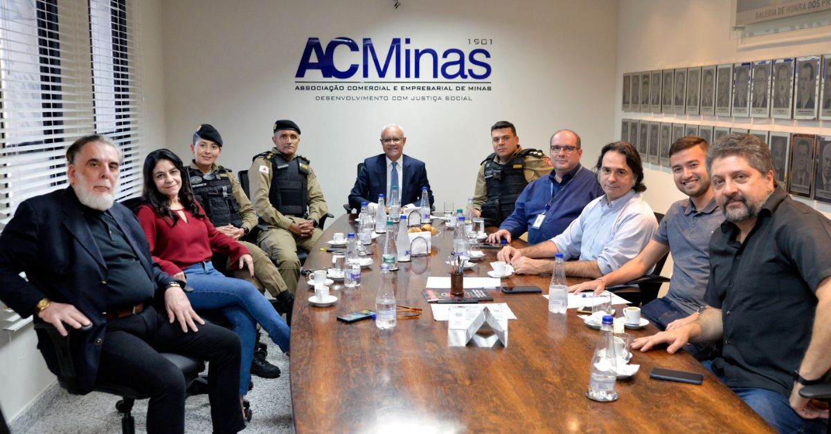 Segurança pública na Capital é tema de reunião da ACMinas e Polícia Militar