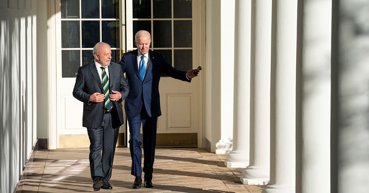 Lula e Biden discutem criação de empregos