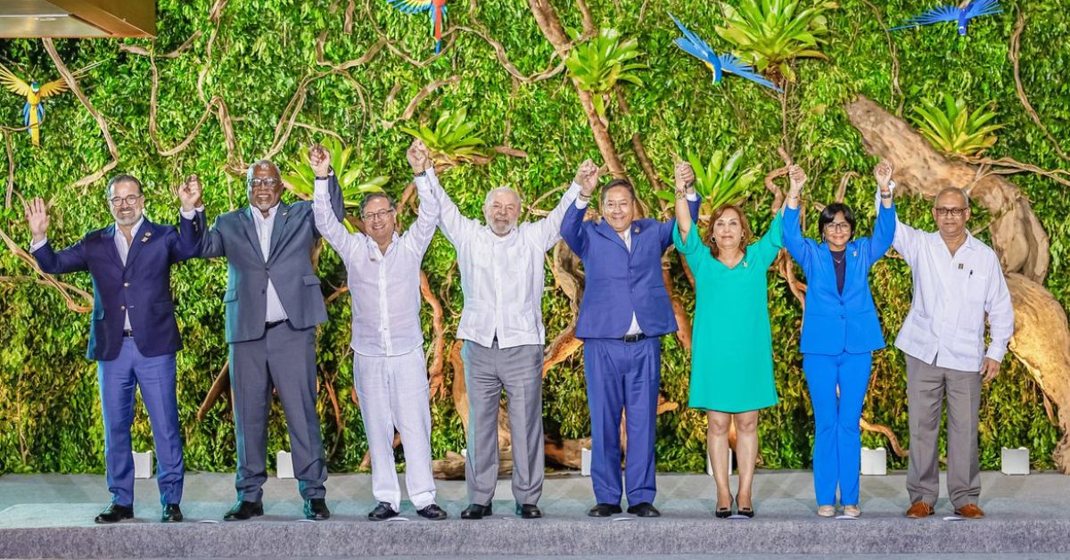 Líderes de oito países amazônicos assinam Declaração de Belém