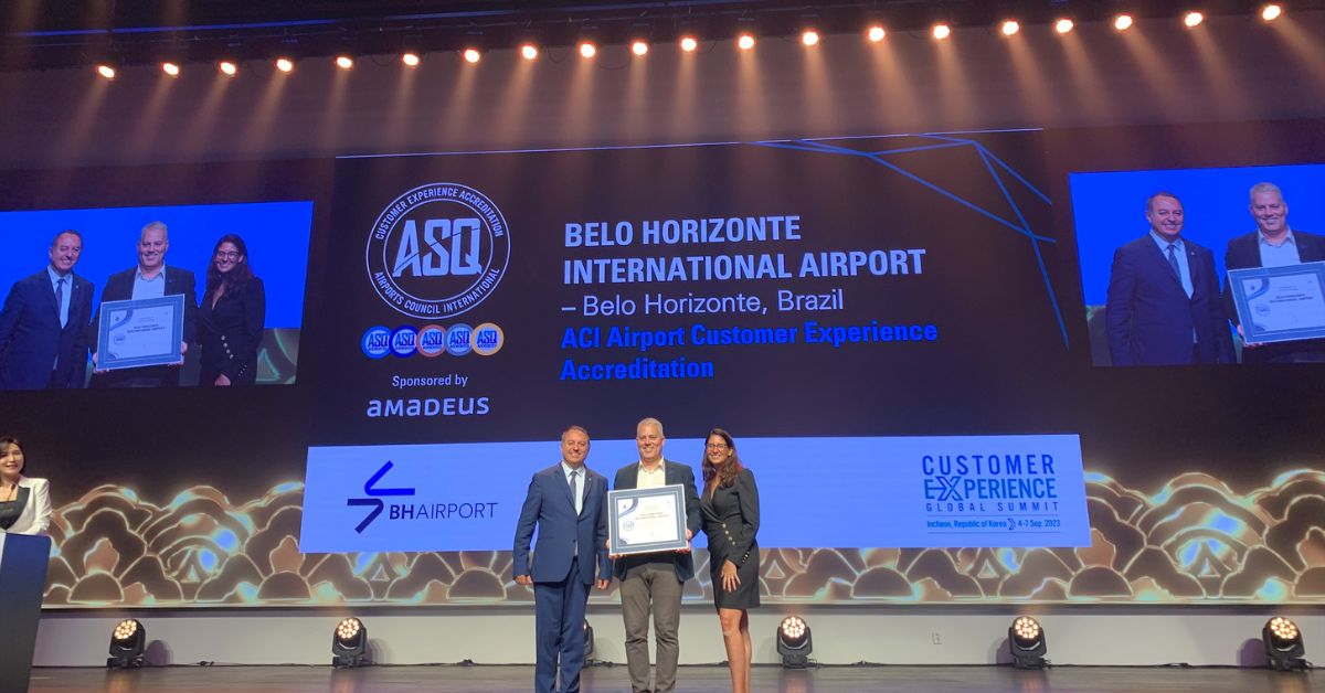 BH Airport é premiada pelo compromisso com a satisfação dos consumidores