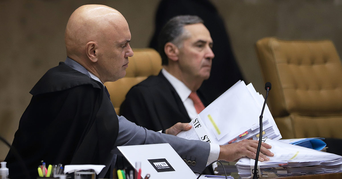 Moraes, que é relator, fez uma descrição detalhada dos acontecimentos do dia 8 de janeiro | Crédito: Rosinei Coutinho/STF