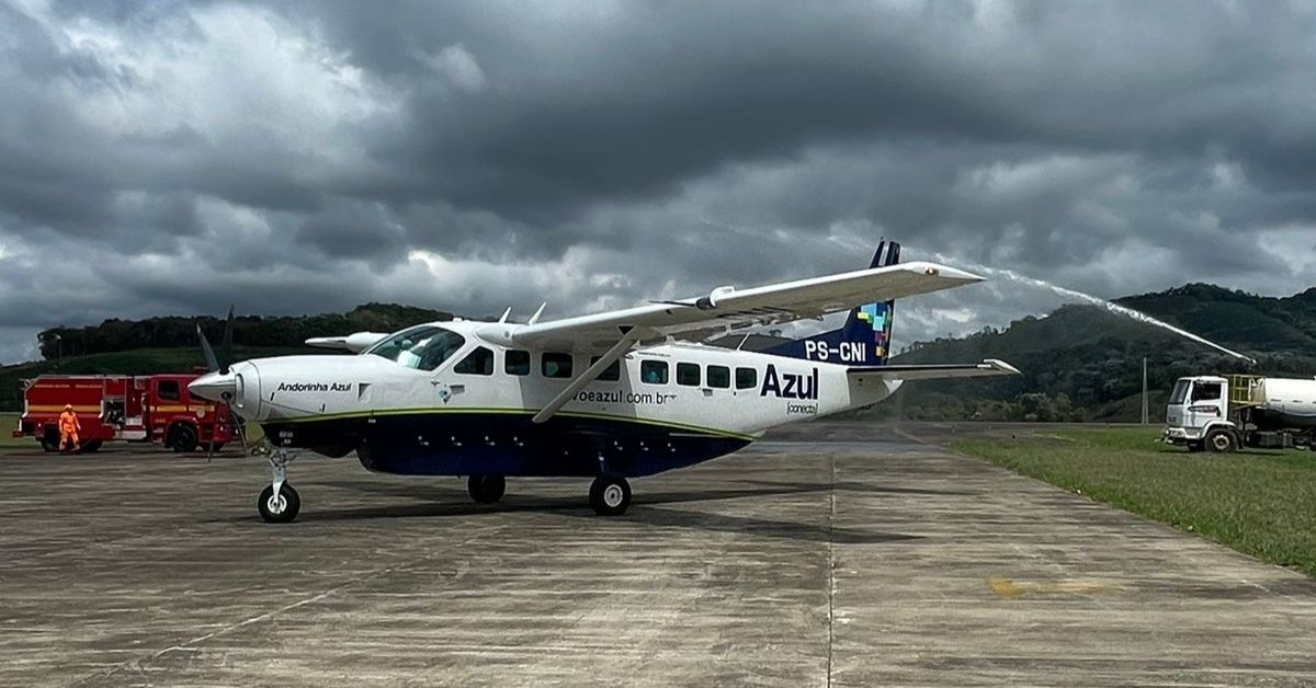 Azul inicia operações de voos para Manhuaçu