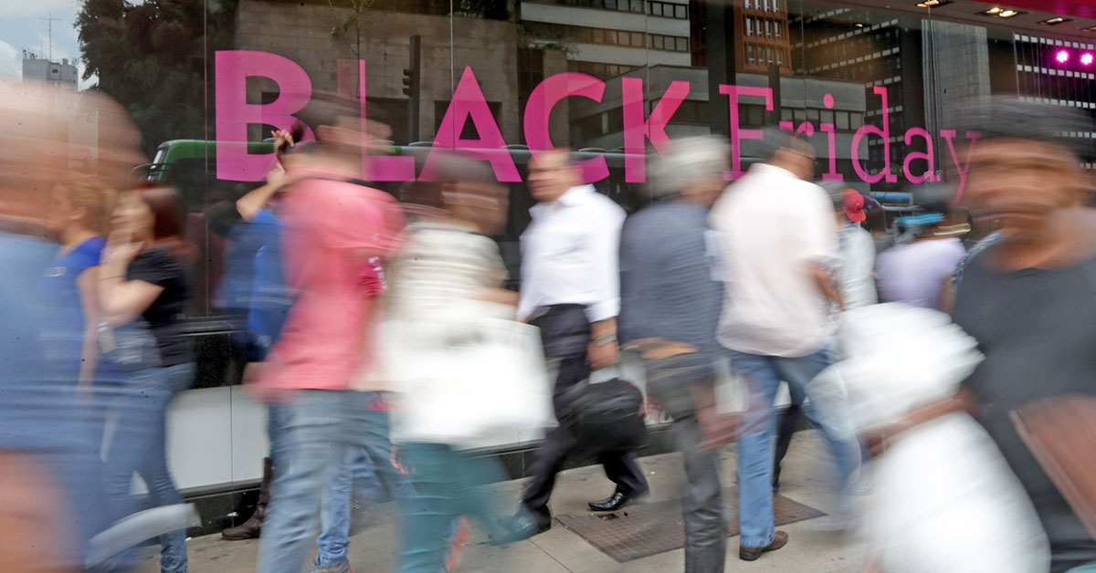 Black Friday já é uma data de descontos no varejo que caiu no gosto dos consumidores | Crédito: Paulo Pinto