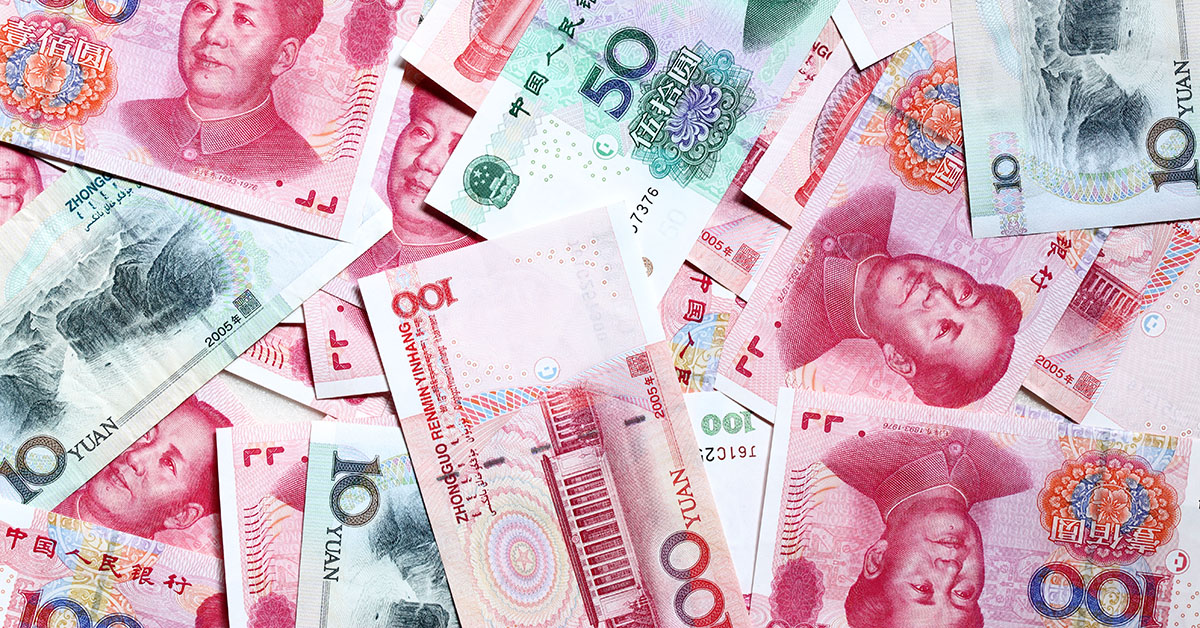 Estimativa é que empréstimo direto em yuan resulte numa economia de mais de 60 milhões de yuans | Crédito: Adobe Stock