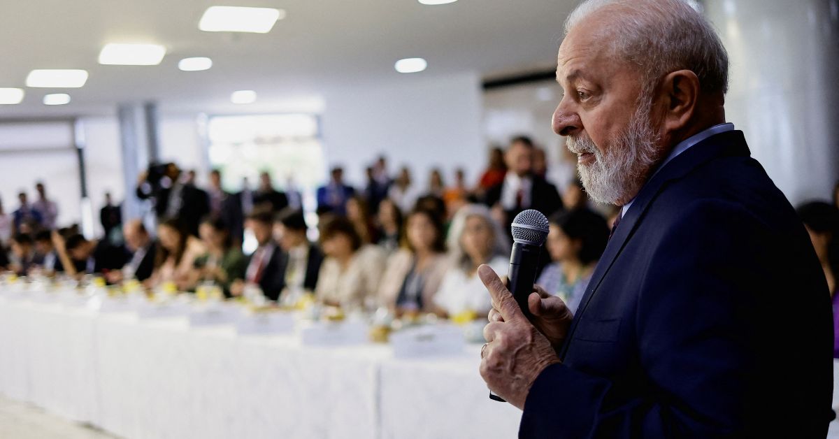 Lula dá entrevista a jornalistas em café da manhã no Palácio do Planalto | Crédito: Reuters/Ueslei Marcelino