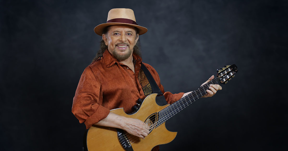 Geraldo Azevedo faz o show “Voz & Violão”