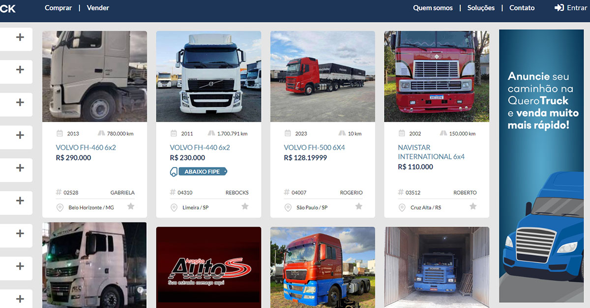 Plataforma integra setor de transporte de carga rodoviário
