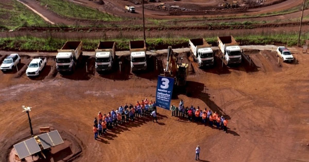 Descaracterização da B3/B4 da Mina Mar Azul avança em ritmo acelerado