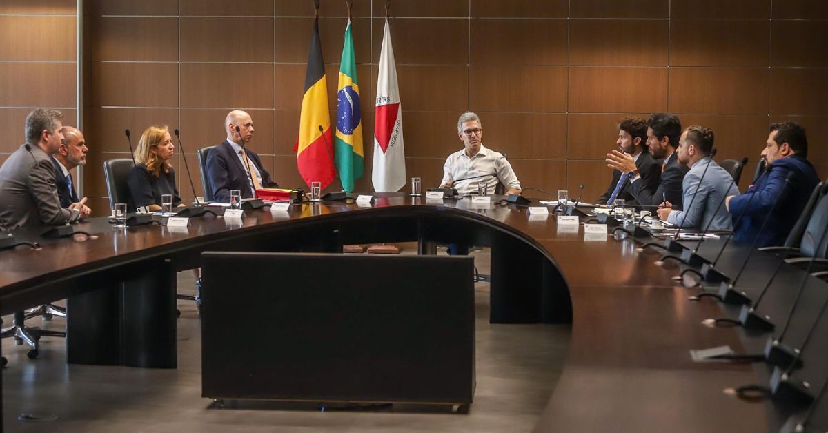 Zema recebe embaixador da Bélgica para discutir possibilidades de investimentos em Minas