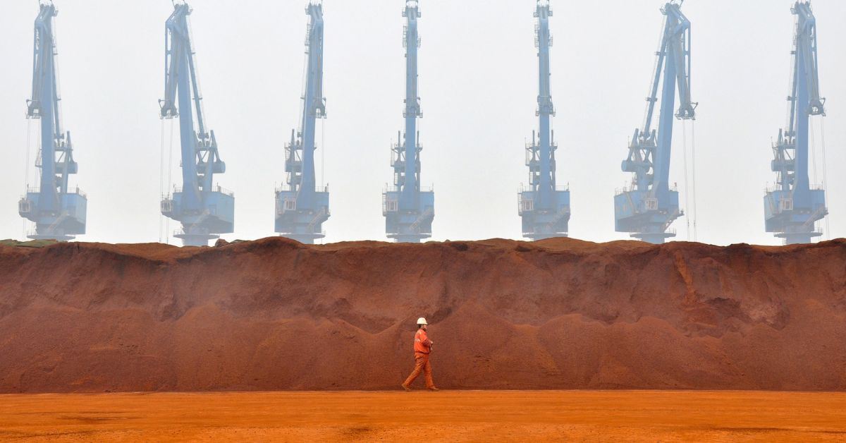 Importação de minério de ferro pela China tem recorde em 2023 com maior demanda