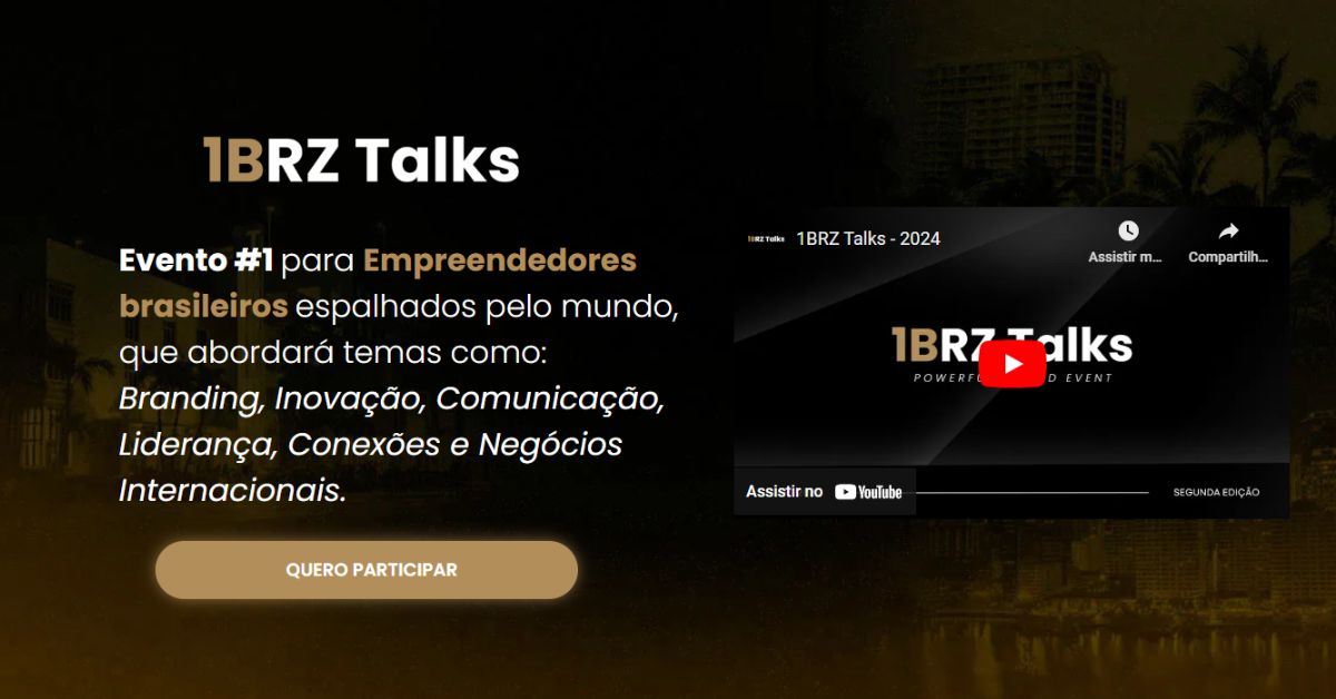 Evento debate empreendedorismo internacional para brasileiros