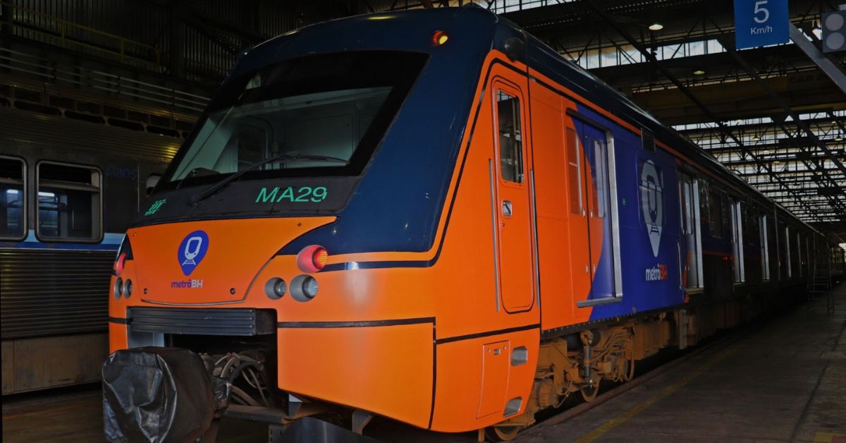 Obras de modernização do metrô de BH interferem na circulação de trens