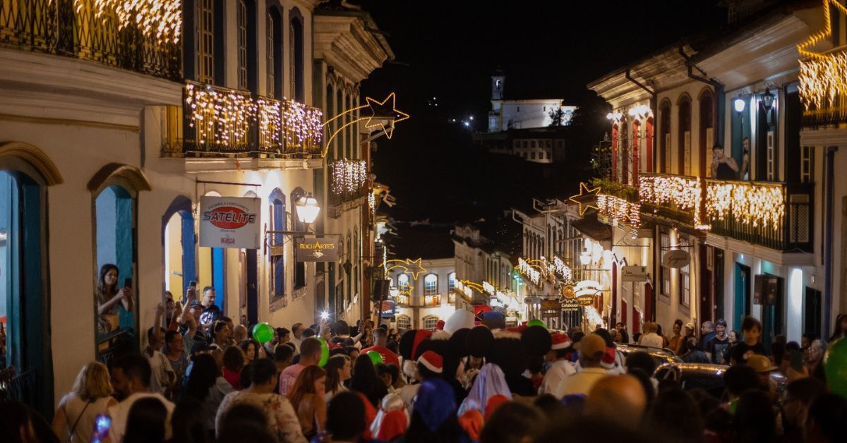 Natal de Ouro Preto atraiu mais de 40 mil pessoas | Crédito: Ane Souz