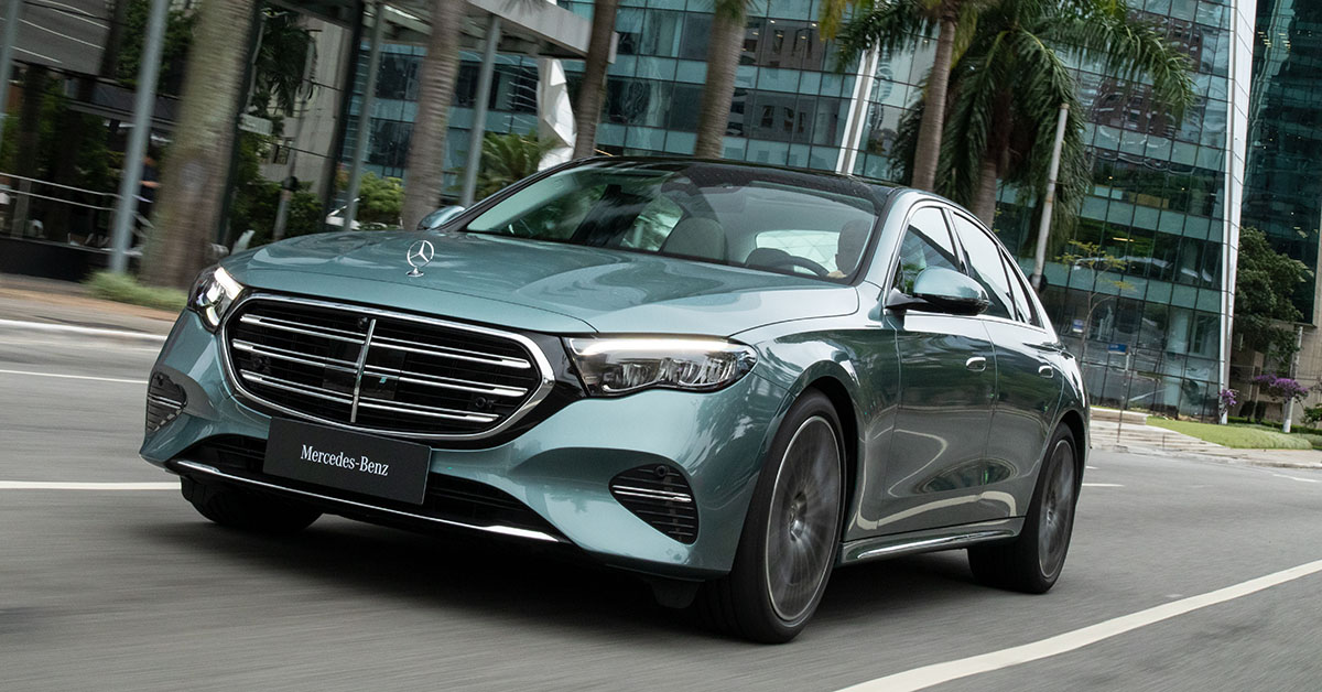 Mercedes-Benz Classe E chega ao Brasil com muita tecnologia embarcada