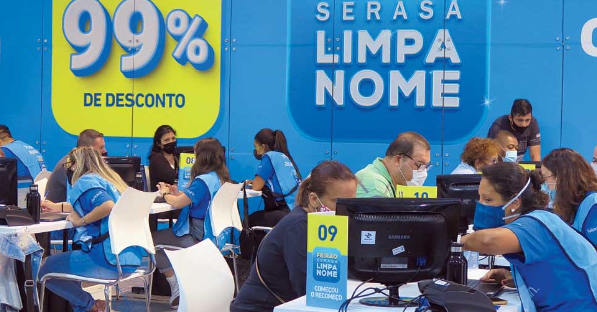 Programa Denserola Brasil pode ser utilizado dentro do site e app do Serasa Limpa Nome | Crédito: Serasa/Divulgação