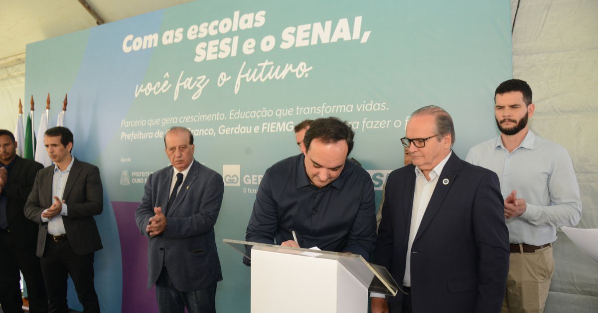 Fiemg lança unidade integrada Sesi/Senai em Ouro Branco