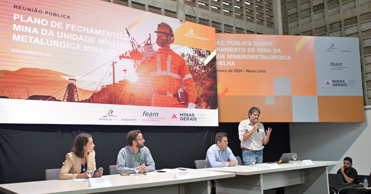 AngloGold e Feam apresentam plano ambiental de fechamento de mina em Nova Lima