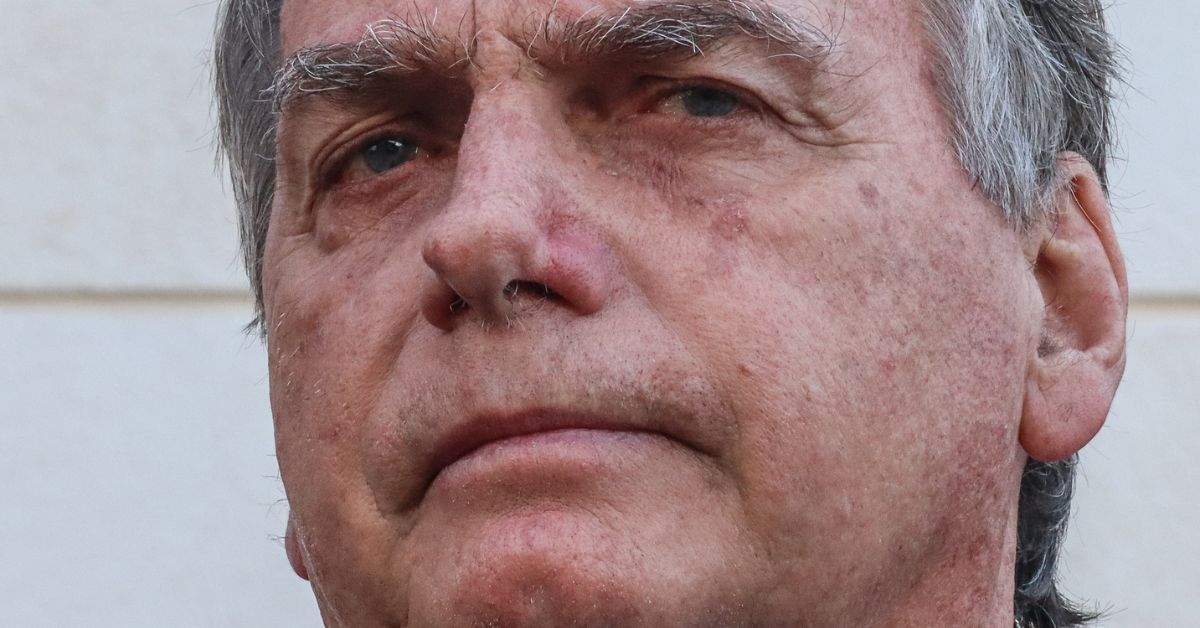 Ex-presidente Jair Bolsonaro, durante depoimento na PF em outubro de 2023 | Crédito: Valter Campanato/Agência Brasil