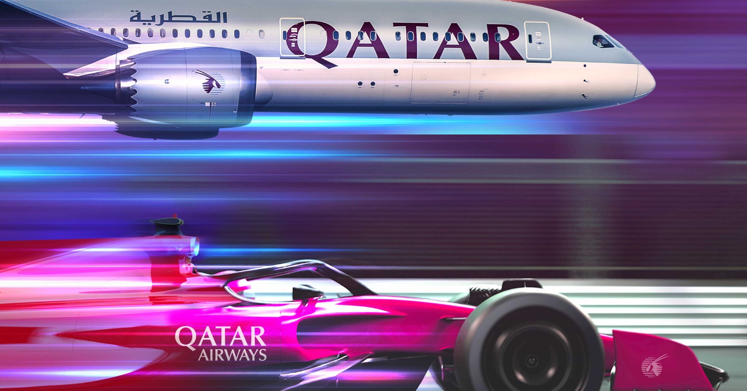 Temporada 2024 inclui pacotes com uma variedade de opções flexíveis e com preços competitivos para destinos selecionados de corridas de F1 | Crédito: Divulgação/Qatar Airways