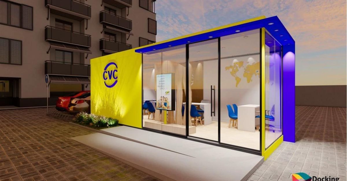 CVC lança opção de franquia com lojas modulares