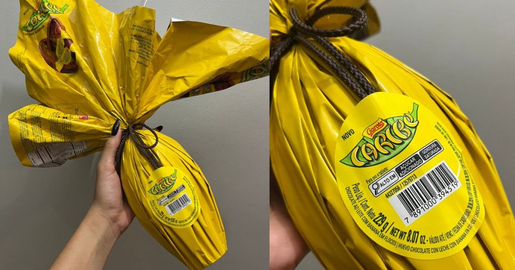 Ovo de Páscoa bombom Caribe