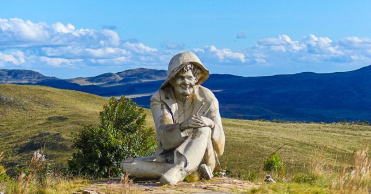 Estátua do Juquinha na Serra do Cipó | Reprodução/ MPMG