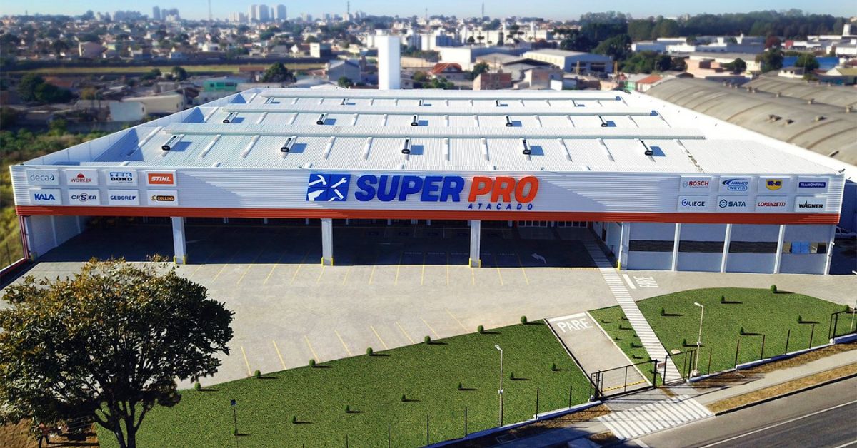 Nova loja da Super Pro em Minas Gerais conta com cerca de 1,8 mil metros quadrados | Crédito: Divulgação Super Pro