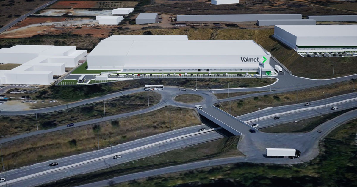  Nova planta, que terá cerca de 12 mil metros quadrados, começará a ser construída entre os meses de abril e junho deste ano | Crédito: Divulgação / Valmet