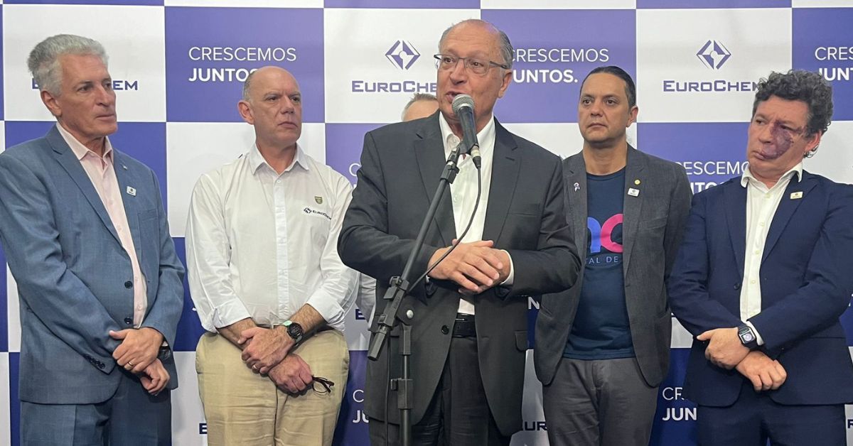 Alckmin celebra inauguração da EuroChem em MG e detalha aumento da produção de fertilizantes no País