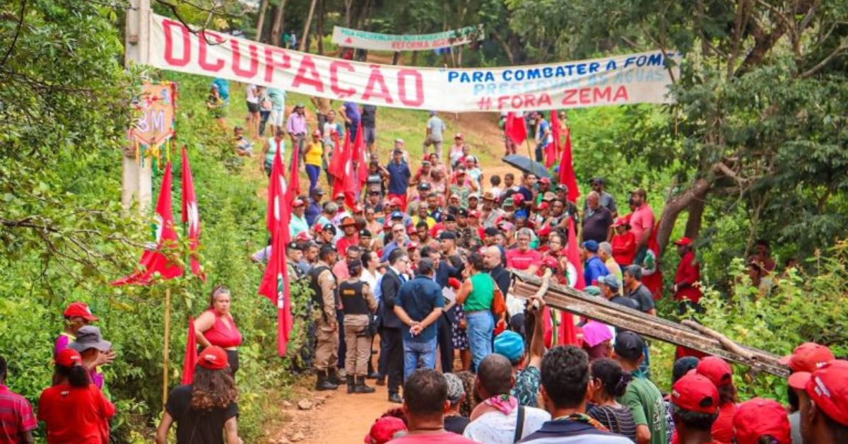 Ocupação de grupo de sem terra do MST (Movimento dos Trabalhadores Sem Terra) em Minas Gerais | Crédito: MST/Divulgação