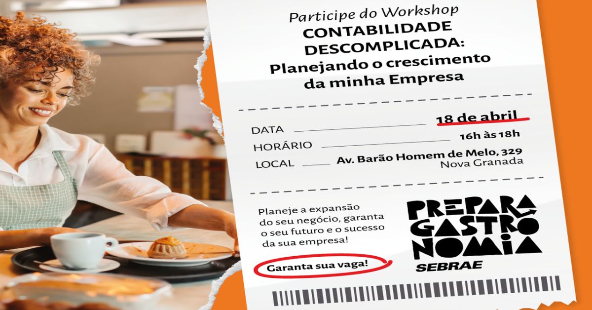Workshop Contabilidade Descomplicada: planejando o crescimento da minha empresa