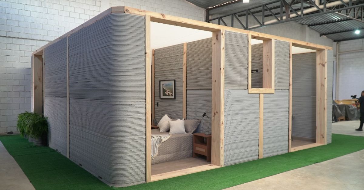 Primeira casa impressa em 3D é construída em Nova Lima; veja fotos