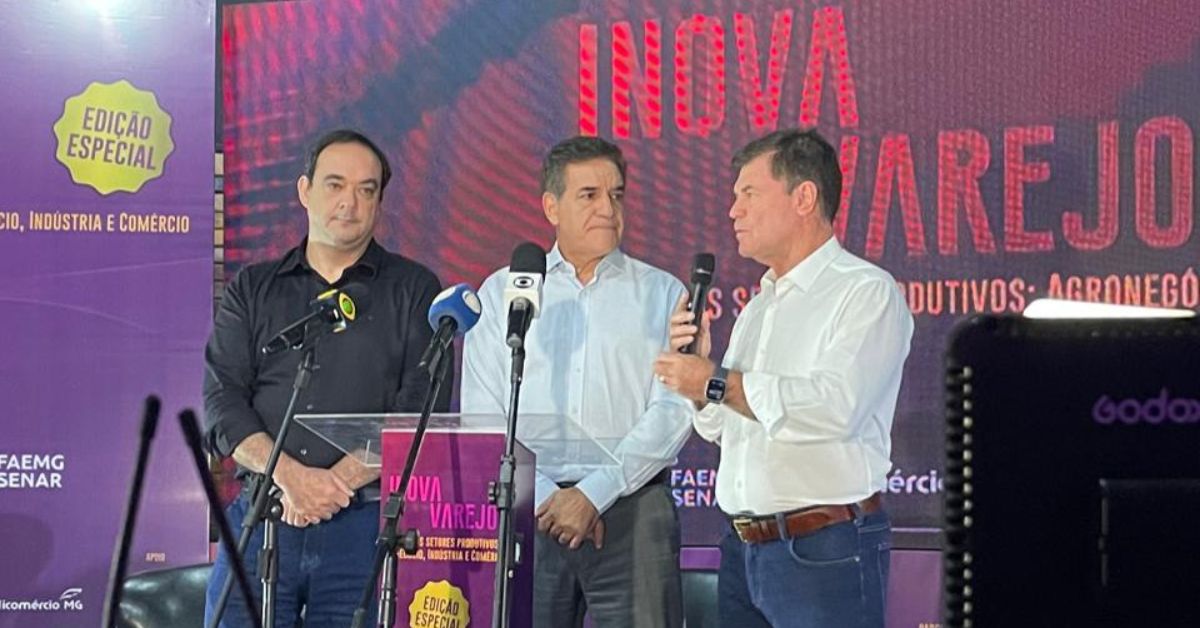 Representantes da Fecomércio-MG, Fiemg e Faemg se reuniram em Uberaba | Crédito: Miguel Bessa - Fecomércio MG