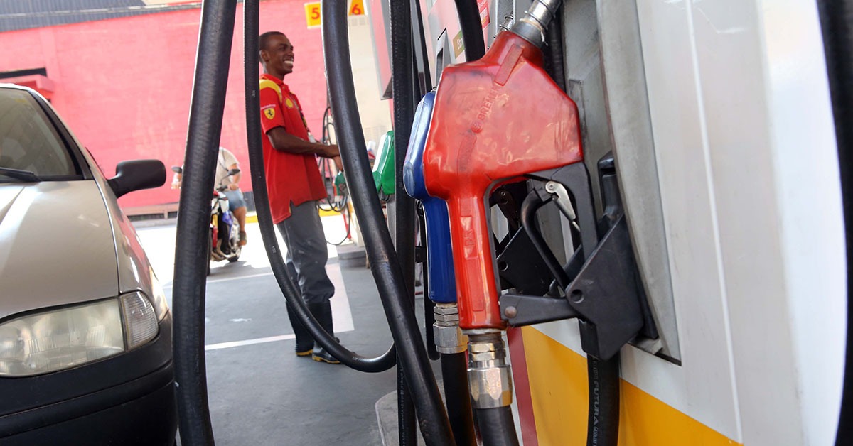 Preço da gasolina recuou 0,62% em junho