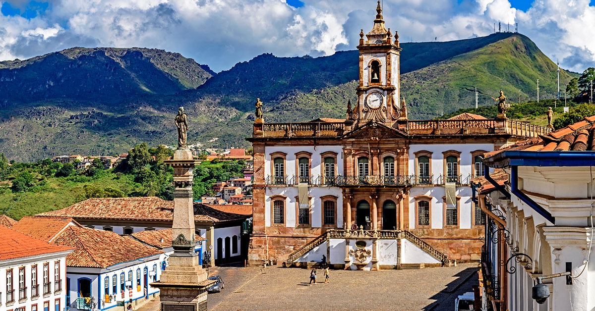 10% do fluxo turístico de Ouro Preto é internacional, com a maioria formada por europeus | Crédito: Acervo Setur-MG / Sérgio Mourão