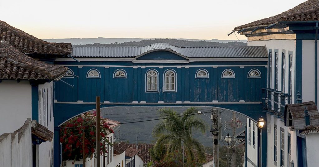 Passadiço da Casa da Glória, em Diamantina