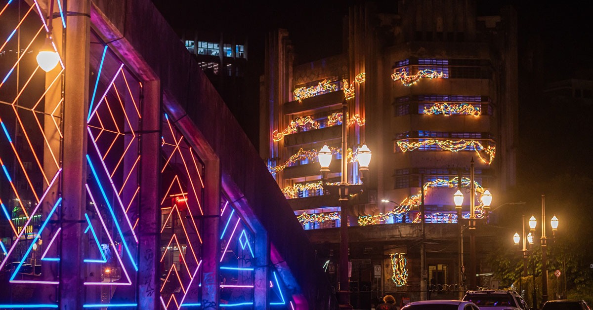 Festa da Luz colore hipercentro de BH