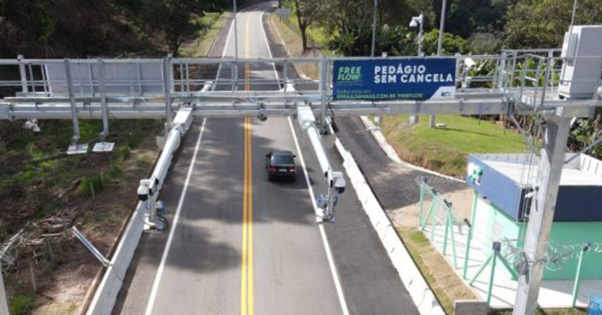 Primeiro pedágio sem cancela de Minas Gerais começa a funcionar em junho