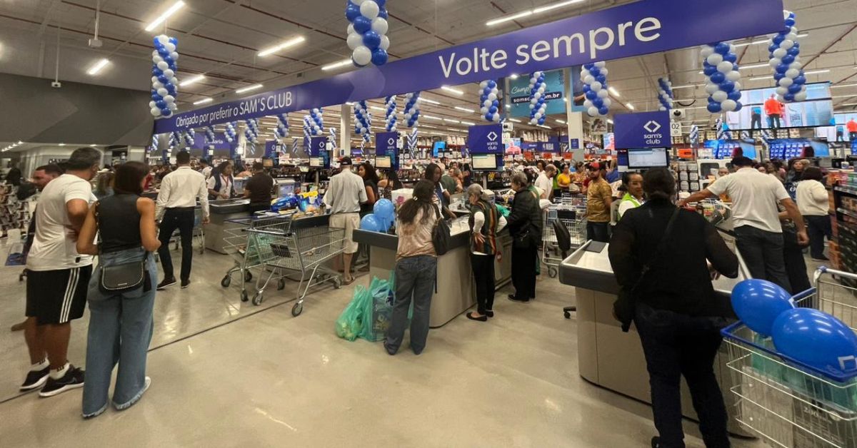 Sam’s Club inaugura loja combo com hipermercado Carrefour em Belo Horizonte