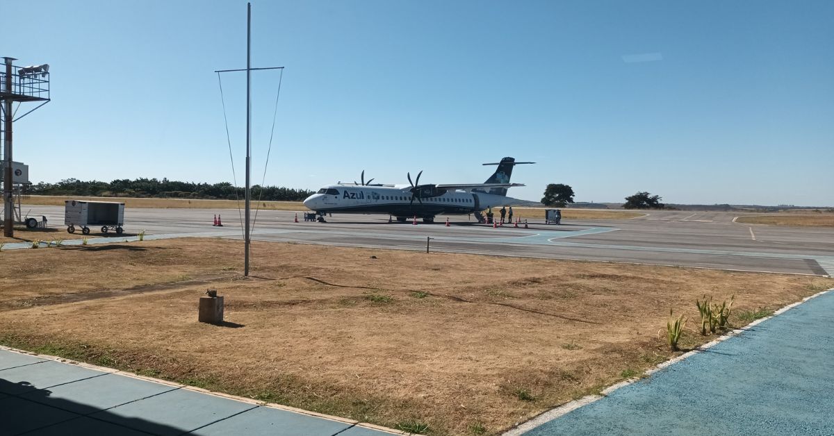 Com mais voos, Aeroporto de Araxá deve ter recorde no fluxo de passageiros