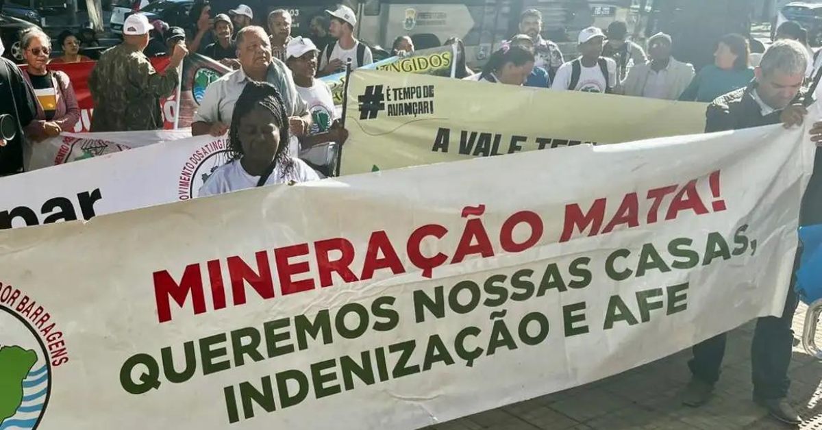 Caso Samarco: atingidos fazem ato contra sigilo envolvendo novo acordo