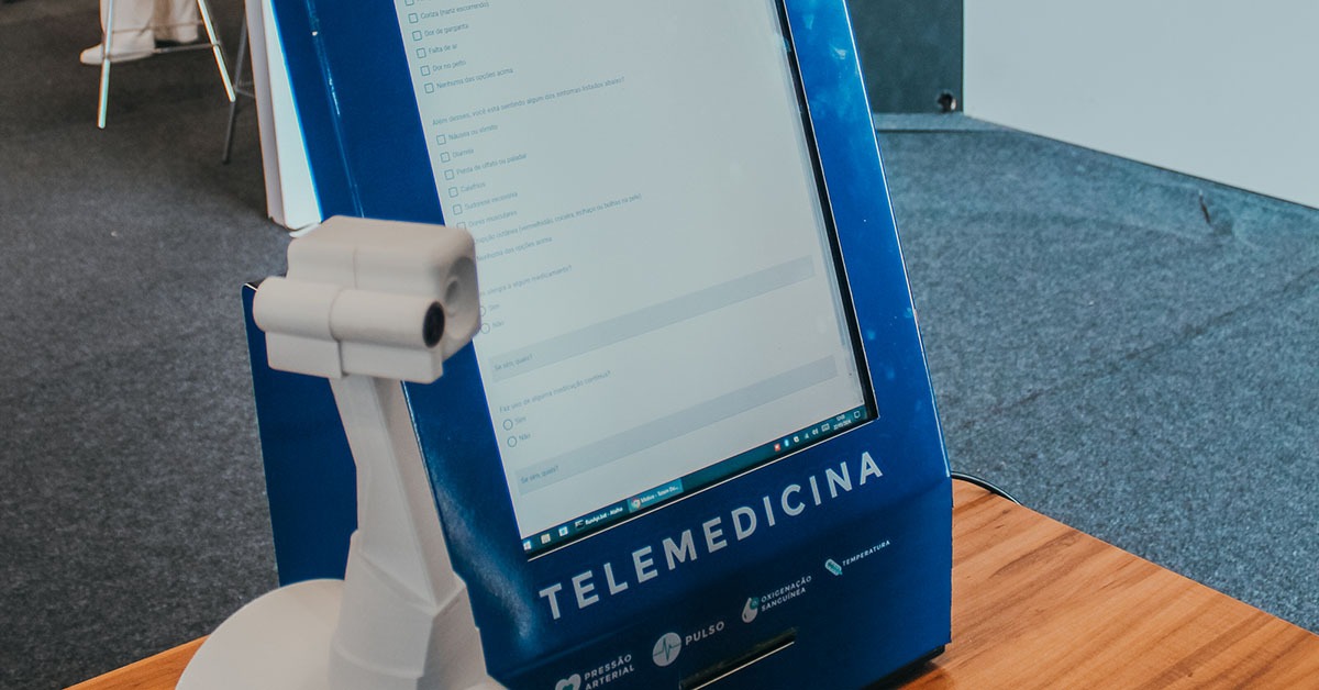 Doutor ao Vivo lança totem para triagem de consulta
