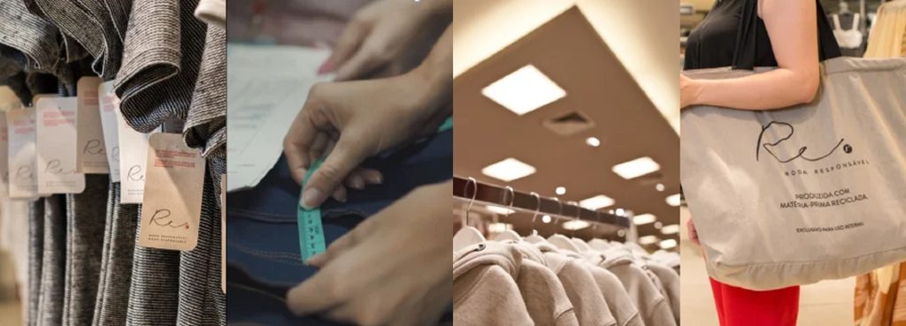 Lojas Renner foi a empresa brasileira mais bem posicionada no ranking das mais sustentáveis do mundo. Na imagem, ações de sustentabilidade divulgadas pela rede em seu site. Foto: Divulgação Renner
