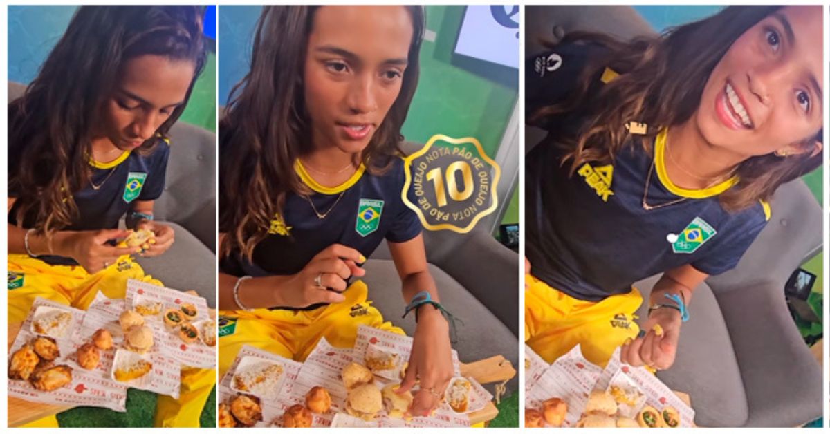 Em Paris, Rayssa Leal se encanta com os sabores de Minas: ‘Vou morar lá’