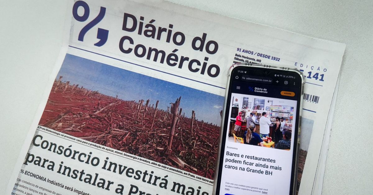 Diário do Comércio concorre ao 1º Prêmio Economia Mineira