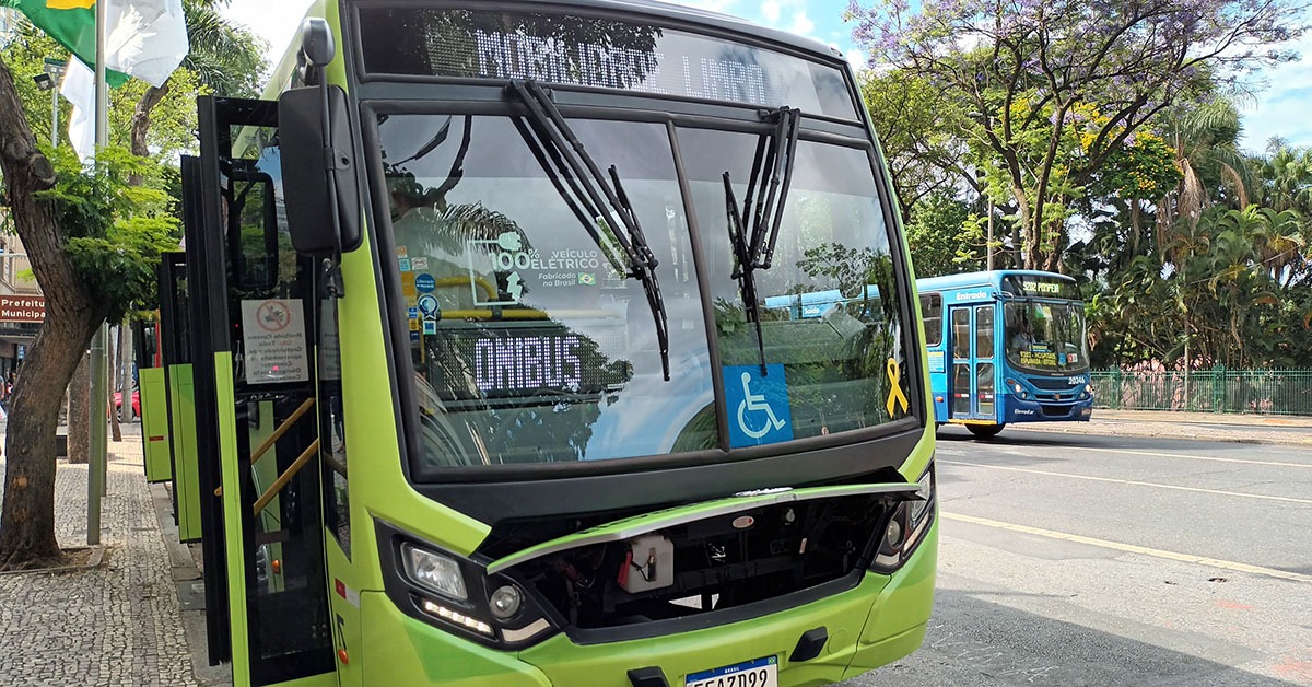 Ônibus elétricos continuam sendo testados em Belo Horizonte