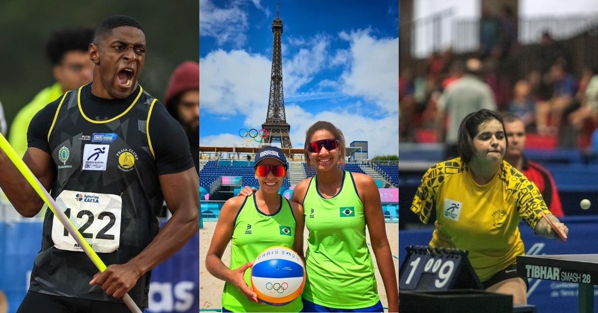 Praia Clube é a segunda equipe brasileira com mais atletas nas Olimpíadas 2024