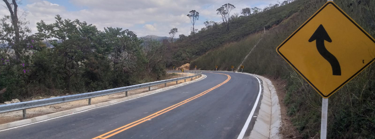 Obras na MGC-262 entre Caeté e Sabará são concluídas