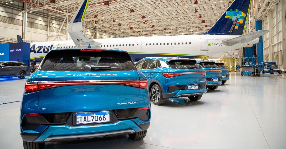 Azul e BYD lançam serviço de concierge que vai atender seis aeroportos