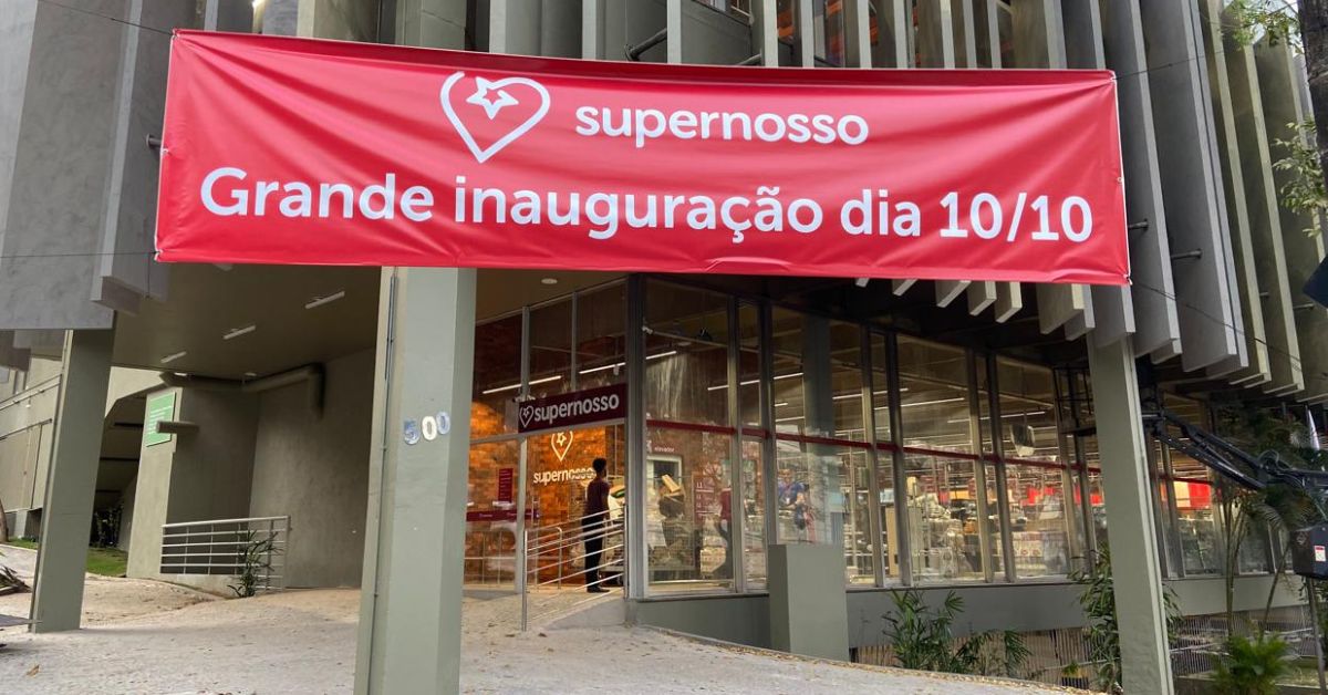 Supernosso vai inaugurar unidade perto da Praça da Liberdade em outubro